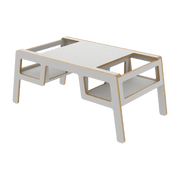 Petite table grise double Flex - Nuki Shop - The Cool Republic