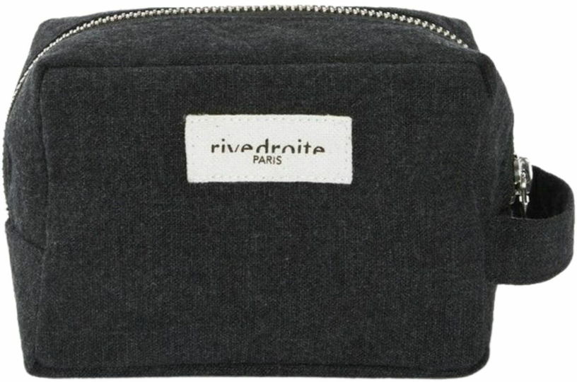 Petite trousse en coton recyclé noir Tournelles - Rive Droite Paris - The Cool Republic
