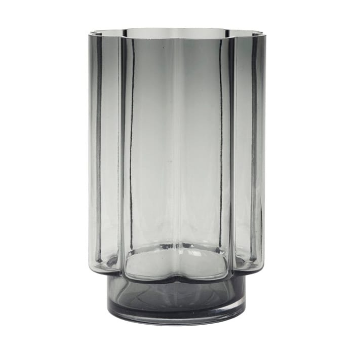 Photophore en verre gris 15x23cm Anya - Broste Copenhagen - The Cool Republic