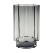 Photophore en verre gris 15x23cm Anya - Broste Copenhagen