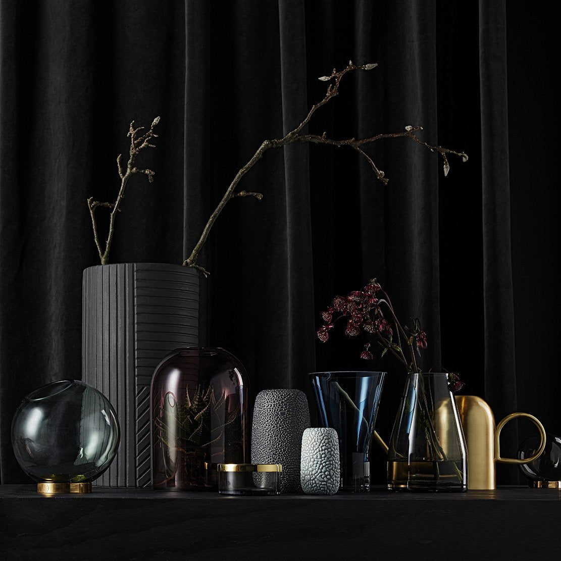 Photophore rose et noir Tota - AYTM - The Cool Republic