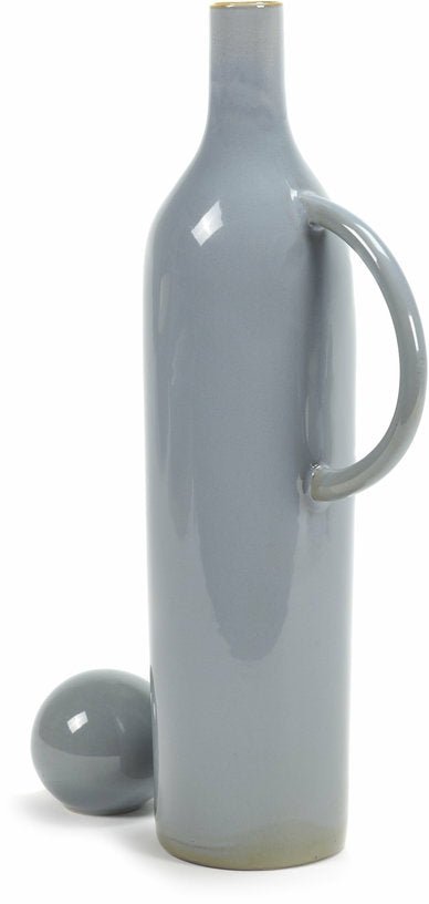 Pichet avec bouchon en grès gris clair 36cm - Serax - The Cool Republic