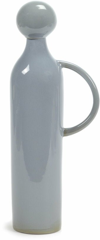 Pichet avec bouchon en grès gris clair 36cm - Serax - The Cool Republic