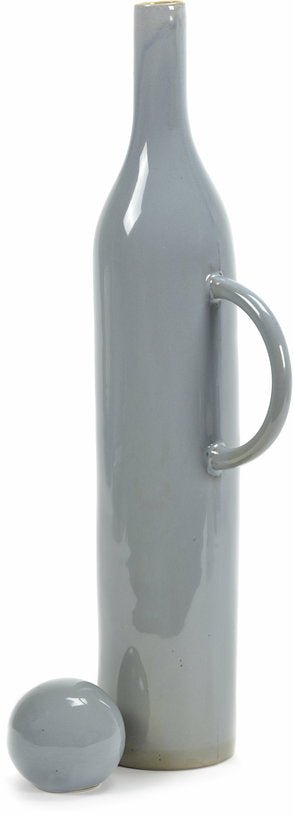 Pichet avec bouchon en grès gris clair 41cm - Serax - The Cool Republic