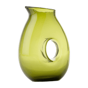 Pichet en verre vert olive 22 cm - Pols Potten - The Cool Republic