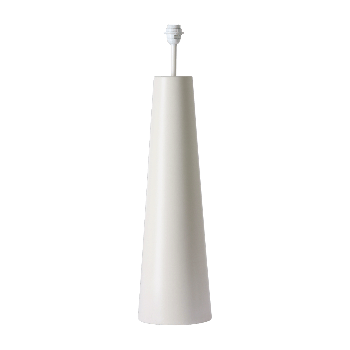 Pied de lampadaire conique en grès crème XL - HKliving - The Cool Republic