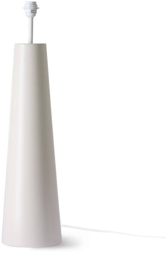 Pied de lampadaire conique en grès crème XL - HKliving - The Cool Republic