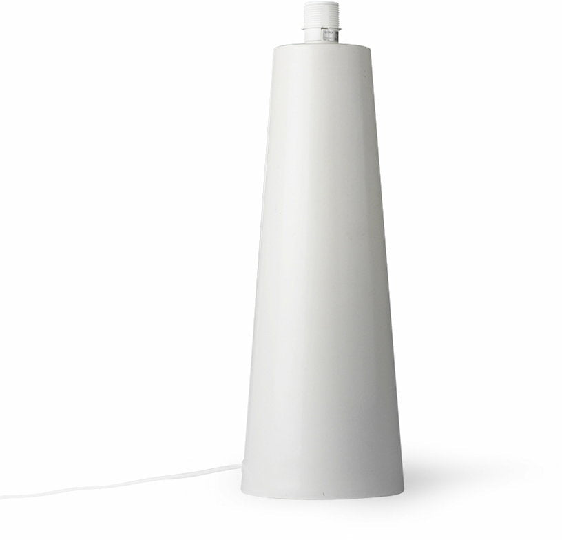 Pied de lampe à poser cône l gris clair mat 18,5 x 55 cm - HKliving - The Cool Republic