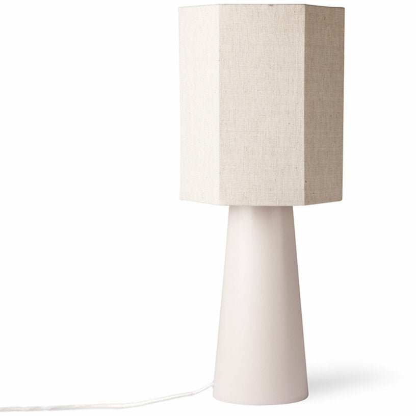 Pied de lampe conique naturel Skin M mat - Hkliving - The Cool Republic