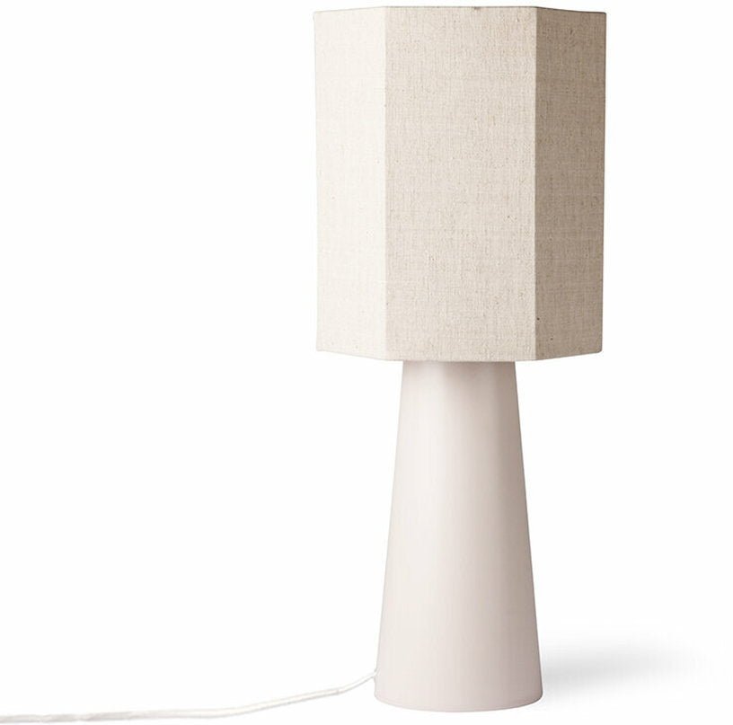 Pied de lampe conique naturel Skin M mat - Hkliving - The Cool Republic