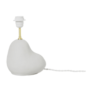 Pied de lampe en céramique blanc cassé 30cm Hebe - Ferm Living - The Cool Republic