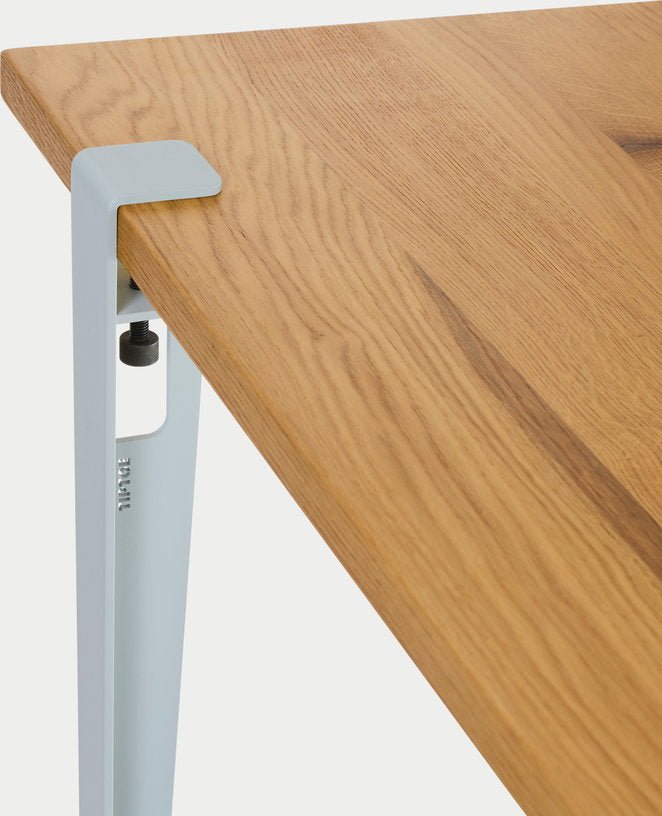 Pied de table en acier bleu pâle 75cm - TIPTOE - The Cool Republic