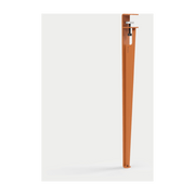 Pied de table en acier rouge tangerine 75cm - TIPTOE - The Cool Republic