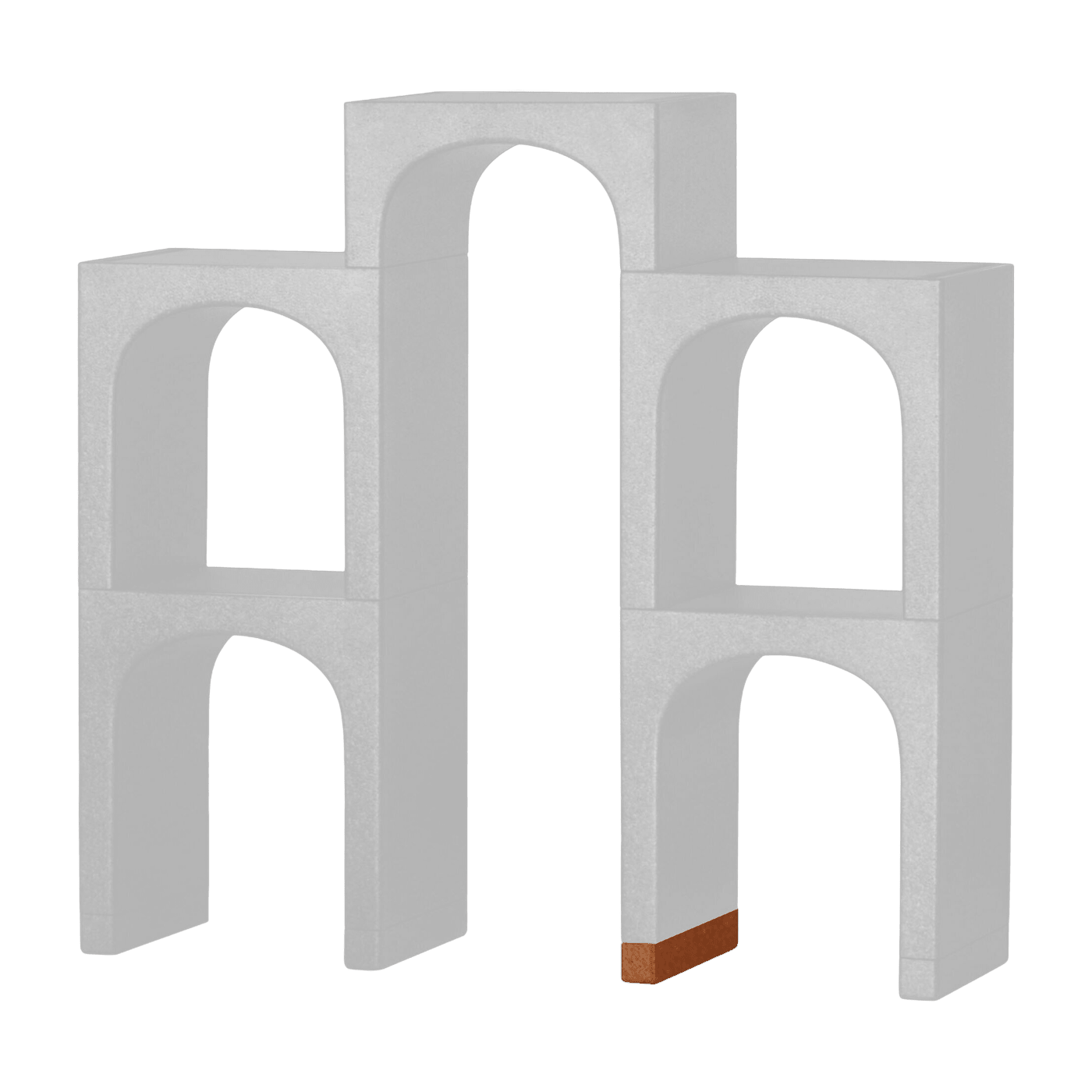 Pied pour modules terracotta Eur - Magis - The Cool Republic