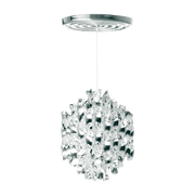 Silver ABS plastic ceiling light Spiral SP1 - Verpan - The Cool Republic