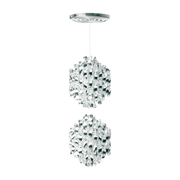 Silver ceiling lamp Spiral SP2 - Verpan - The Cool Republic