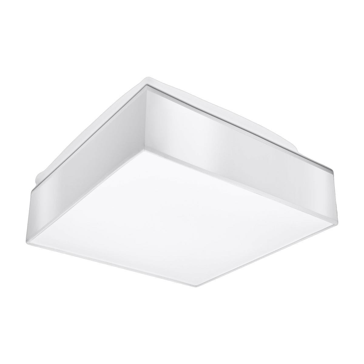 Plafonnier carré blanc 35 cm Horus - Sollux - The Cool Republic