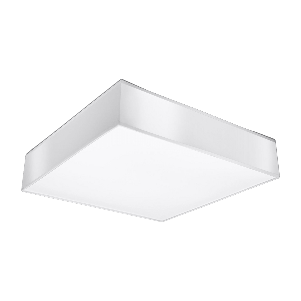 Plafonnier carré blanc 45 cm Horus - Sollux - The Cool Republic