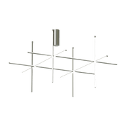 Plafonnier design en acier argenté 95 cm c4 Coordinates - Flos - The Cool Republic