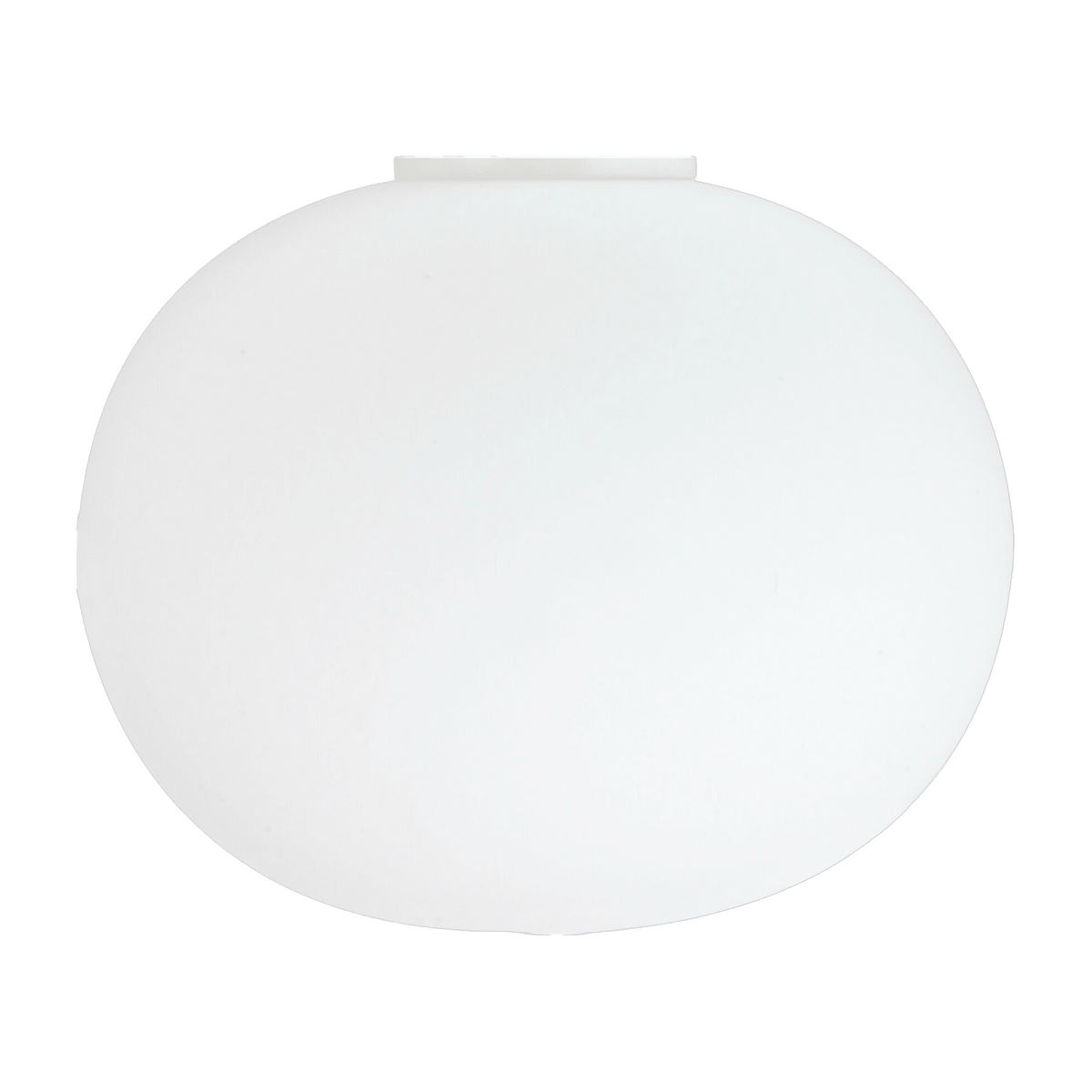 Plafonnier design en verre opalin 27 x 33 cm Glo-Ball - Flos - The Cool Republic