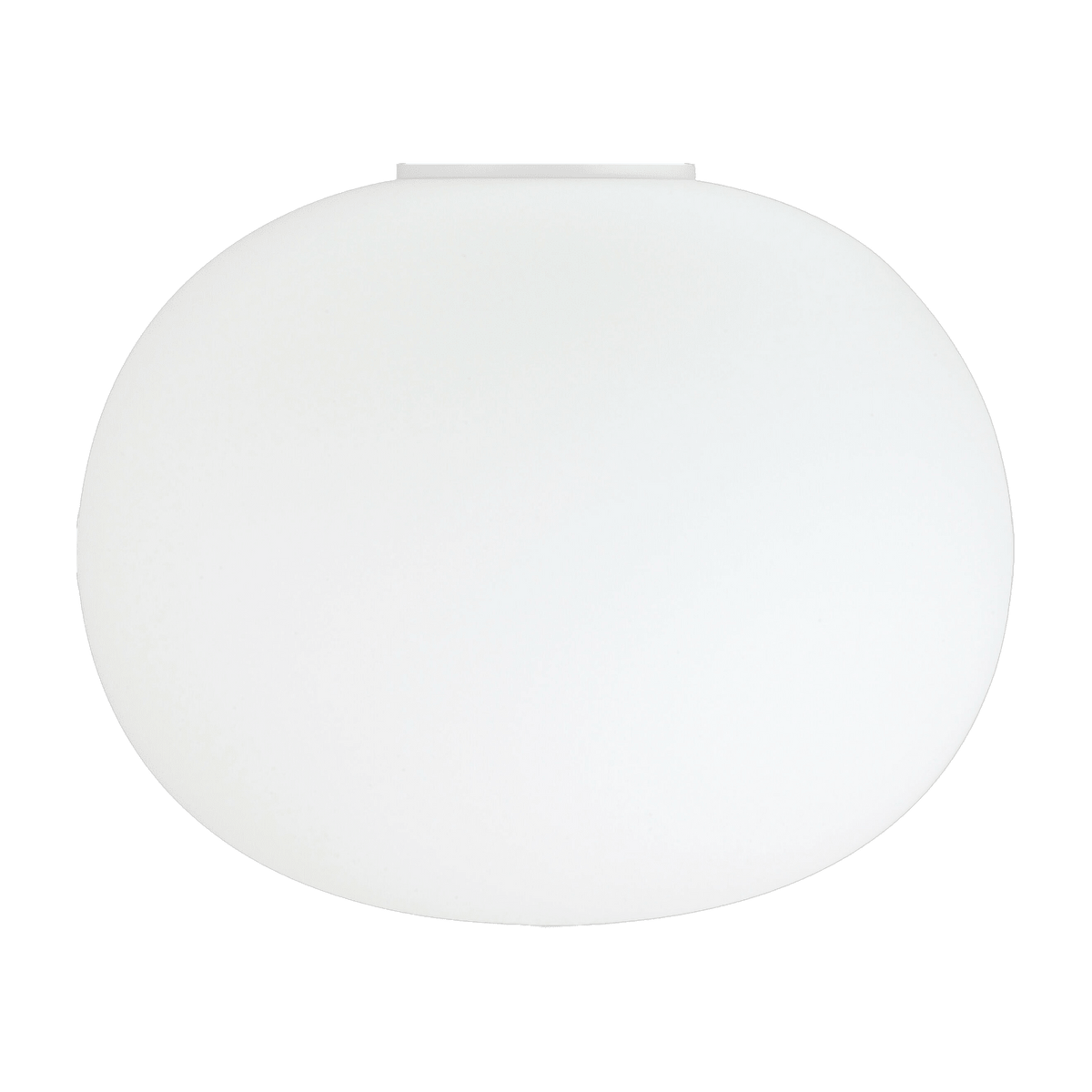 Plafonnier design en verre opalin 36 x 45 cm Glo-Ball - Flos - The Cool Republic