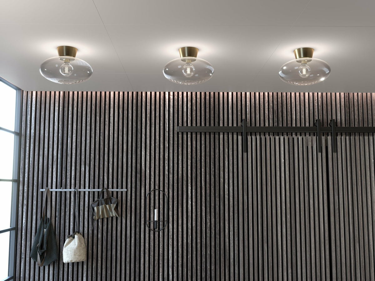 Clear glass ceiling light Ø38 Bullo XL - Belid - The Cool Republic