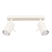 Plafonnier en acier beige 30x6x16cm Ring 2 - Sollux - The Cool Republic