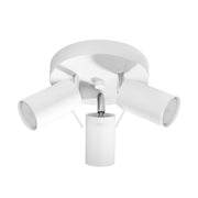 Plafonnier en acier blanc 20x18cm Ring 3P - Sollux - The Cool Republic