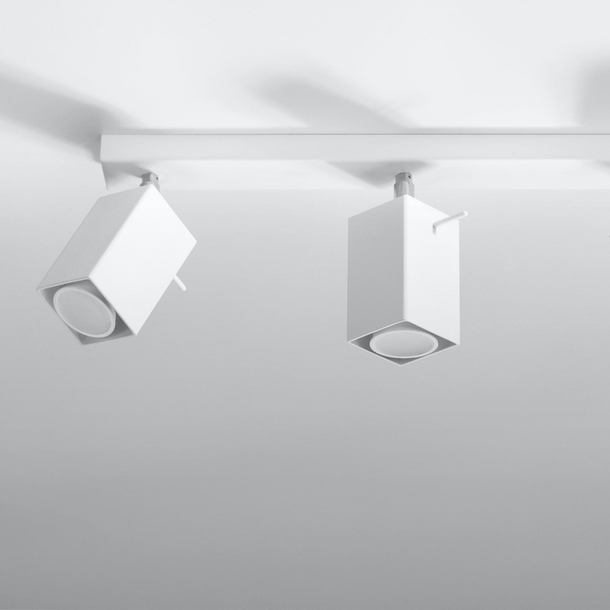Plafonnier en acier blanc Merida 3 - Sollux - The Cool Republic
