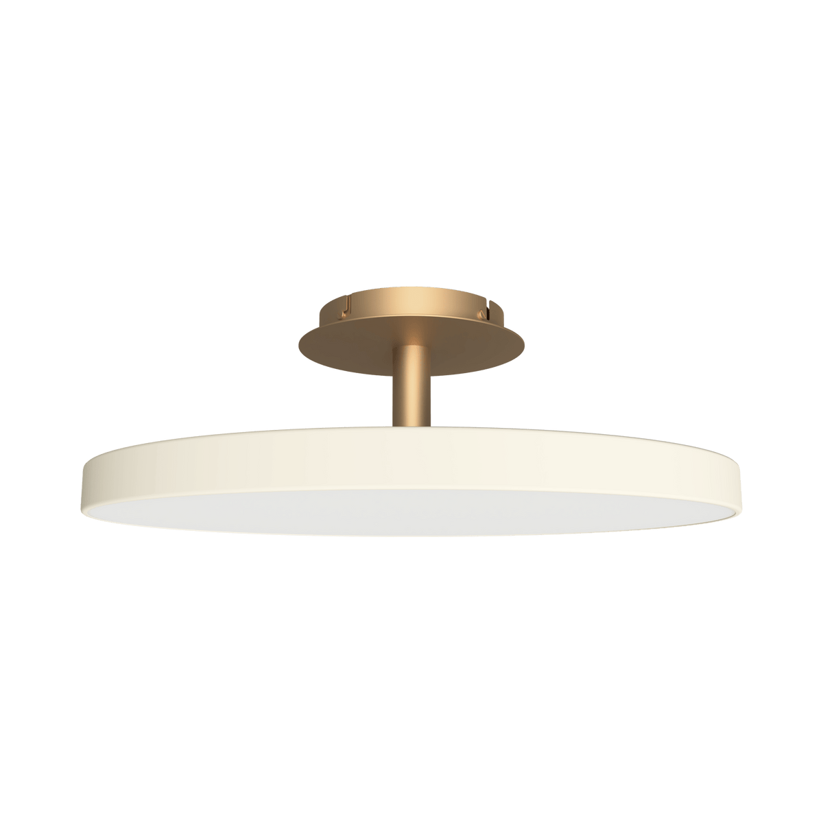 Plafonnier en acier blanc perle 43x17cm Asteria - Umage - The Cool Republic
