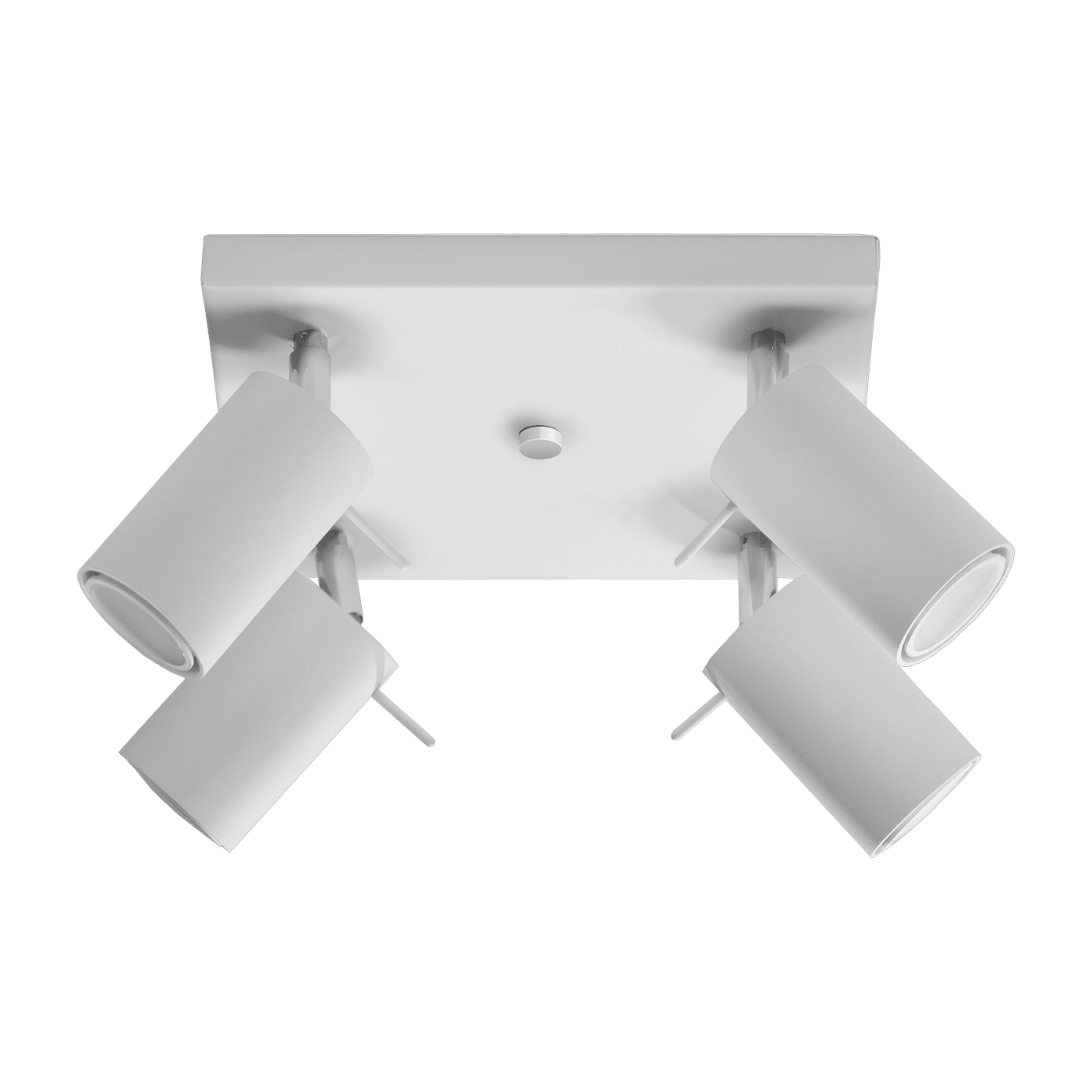 Plafonnier en acier blanc Ring 4 - Sollux - The Cool Republic