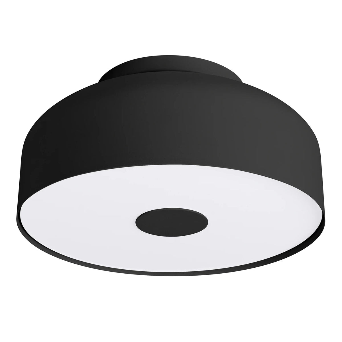 Plafonnier en acier noir 30x15cm Omiq - Sollux - The Cool Republic