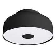 Plafonnier en acier noir 30x15cm Omiq - Sollux - The Cool Republic