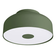 Plafonnier en acier vert olive 30x15cm Omiq - Sollux - The Cool Republic