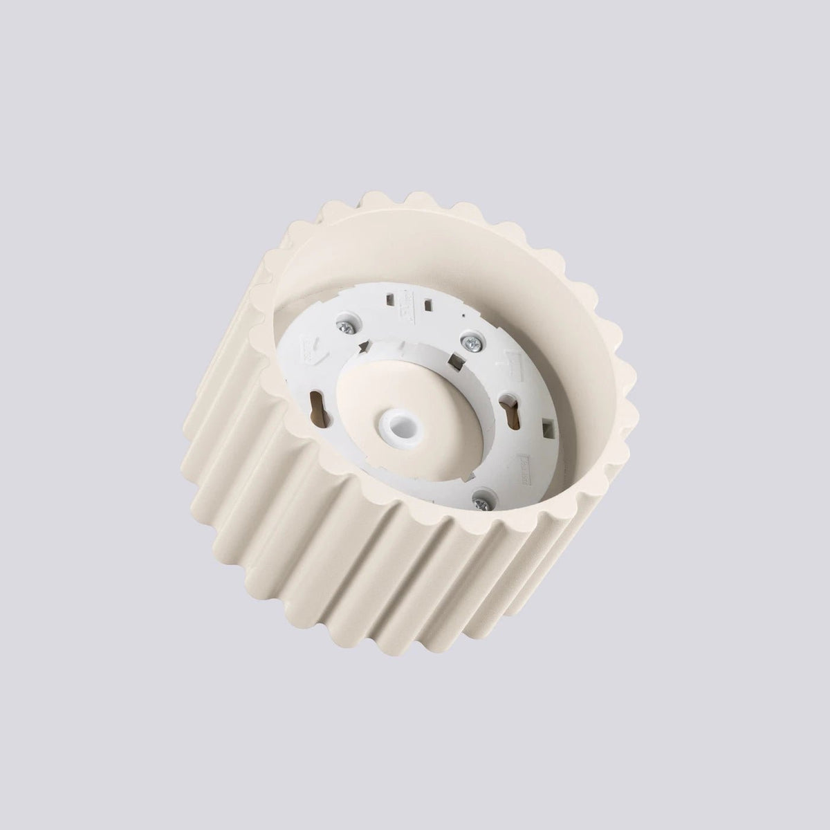 Plafonnier en aluminium beige 10x6cm Aura 1 - Sollux - The Cool Republic