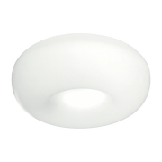 Plafonnier en aluminium blanc 32 x 12 cm Pouff- Martinelli Luce - The Cool Republic
