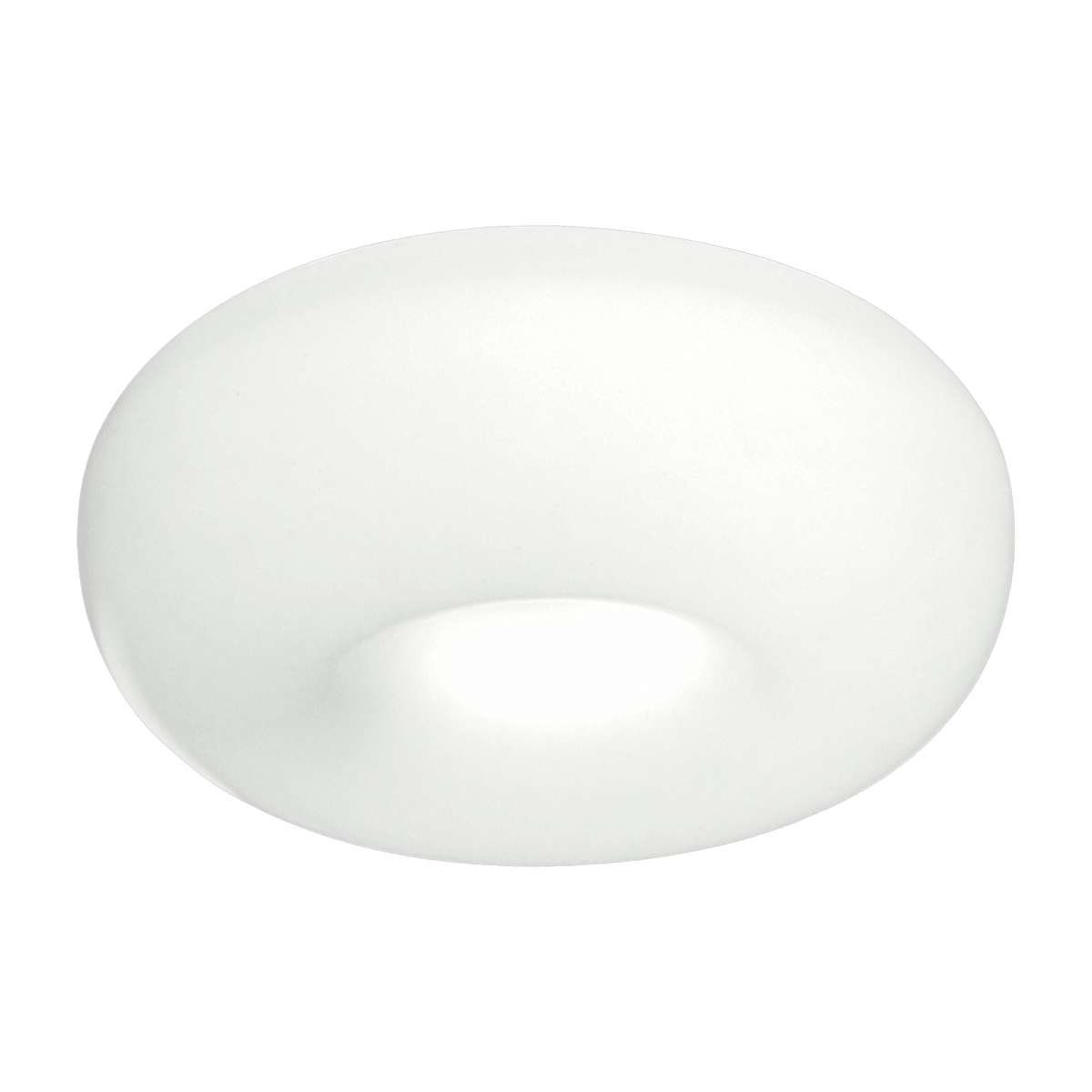 Plafonnier en aluminium blanc 45 x 16 cm Pouff - Martinelli Luce - The Cool Republic