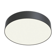 Plafonnier en aluminium et plastique noir 30 x 5,5 cm Zon - Maytoni - The Cool Republic