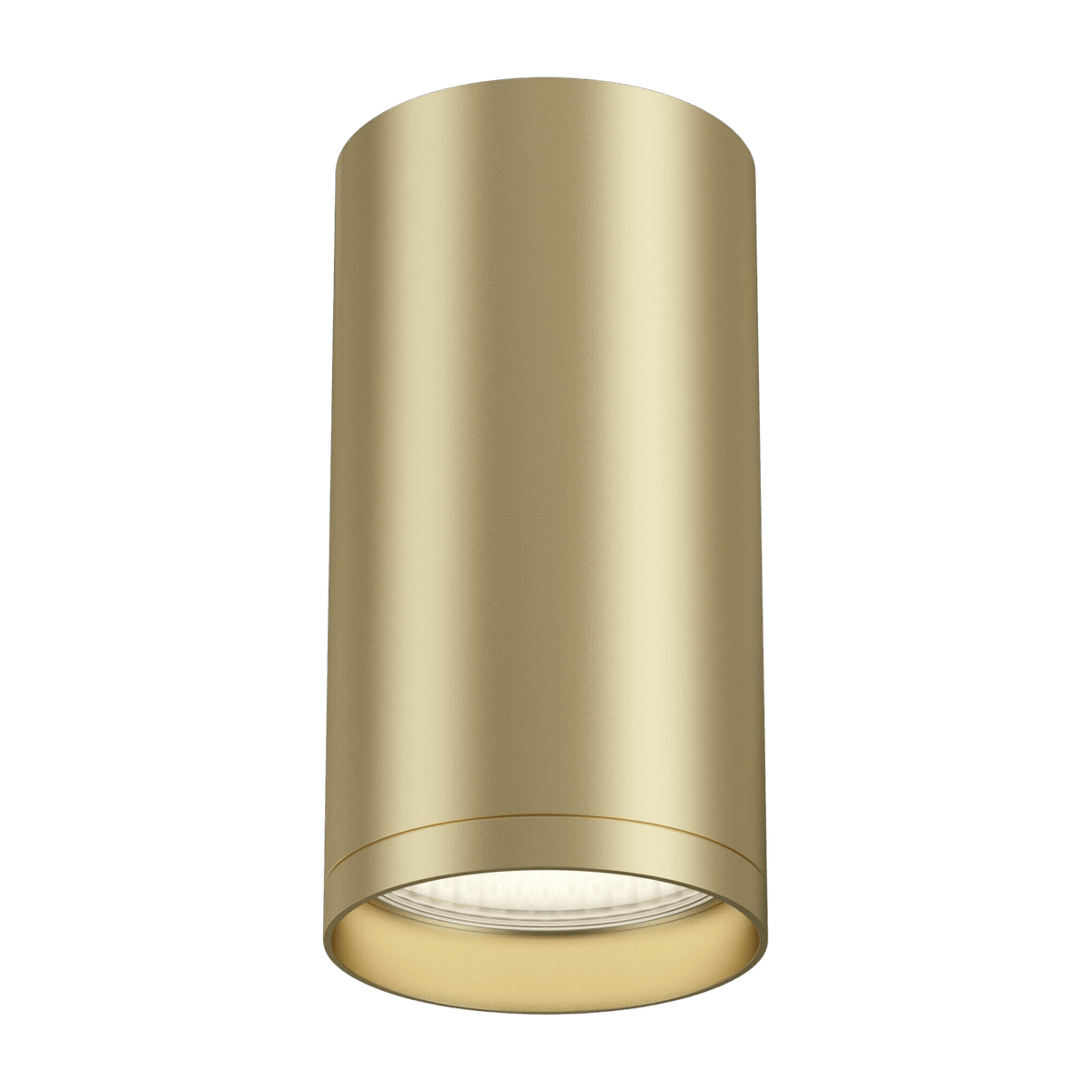Plafonnier en aluminium or mat 10 x 5,2 cm Focus S - Maytoni - The Cool Republic