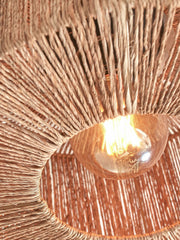 Plafonnier en bambou naturel 30x16 cm Iguazu - Good & Mojo - The Cool Republic