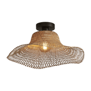 Plafonnier en bambou naturel 50x15 cm Ibiza - Good & Mojo - The Cool Republic