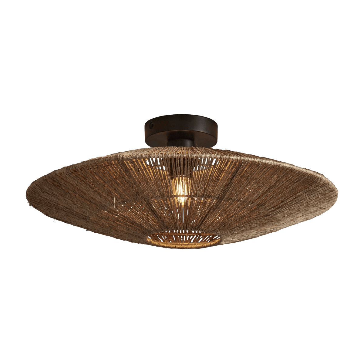 Plafonnier en bambou naturel 55x14 cm Iguazu - Good & Mojo - The Cool Republic