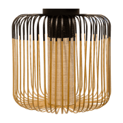 Plafonnier en bambou noir M Bamboo - Forestier - The Cool Republic