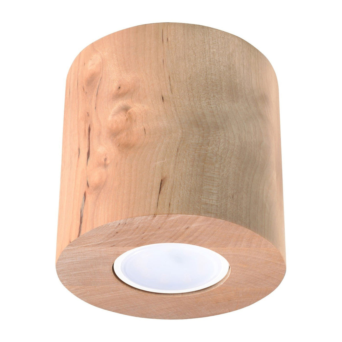 Plafonnier en bois naturel 10cm Orbis - Sollux - The Cool Republic