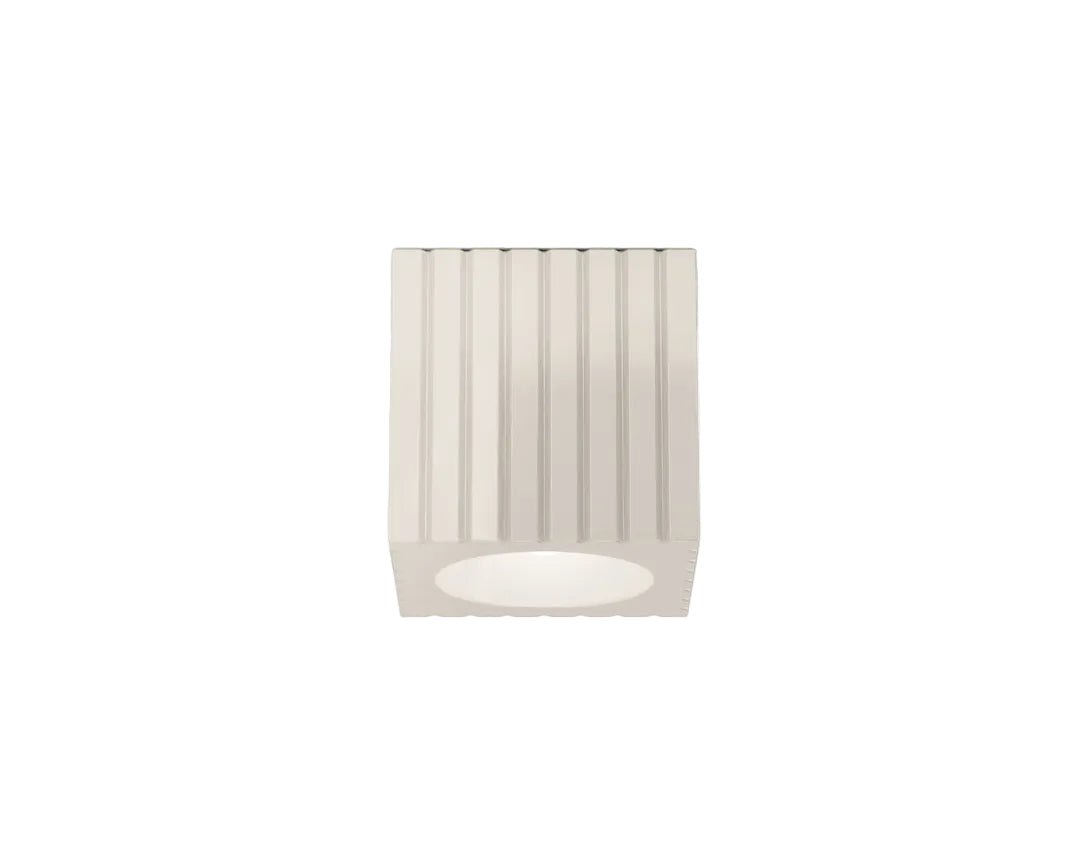 Plafonnier en céramique blanc 22cm Metra - Ferroluce - The Cool Republic