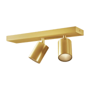 Carl2 brass ceiling light - Panzeri - The Cool Republic
