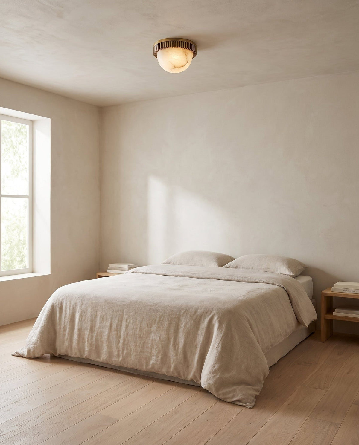Plafonnier en laiton laiton vieilli 13x8cm Ainsley - Hudson Valley Lighting - The Cool Republic