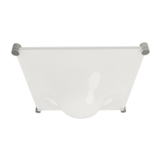 Plafonnier en métal blanc 35 x 35 cm Bolla - Martinelli Luce - The Cool Republic
