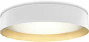 Plafonnier en métal blanc et or 80 cm Ginevra - Panzeri - The Cool Republic