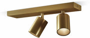 Plafonnier en métal bronze Carl2 - Panzeri - The Cool Republic